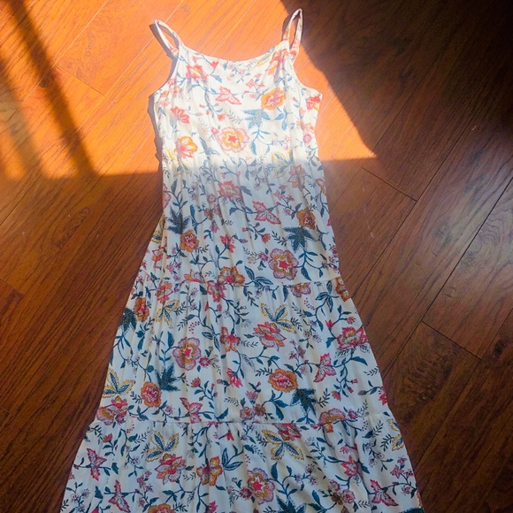 white floral kids dress - Picture 2 of 2